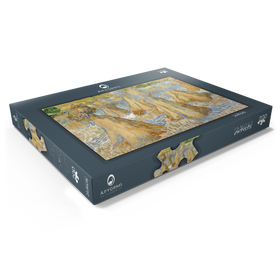 Alternative Darstellung des Puzzle-Motivs Vincent van Gogh's Sheaves of Wheat (1890) – Puzzleteile: 200