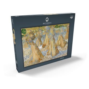 Vincent van Gogh's Sheaves of Wheat (1890) 200 Puzzle Schachtel Ansicht2
