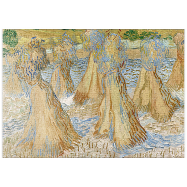 puzzleplate Vincent van Gogh's Sheaves of Wheat (1890) 500 Puzzle