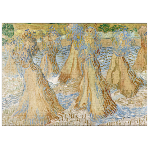 puzzleplate Vincent van Gogh's Sheaves of Wheat (1890) 500 Puzzle