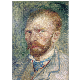Darstellung des Puzzle-Motivs Vincent van Gogh's Self-Portrait (1889) – Puzzleteile: 1000