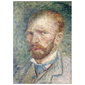 Darstellung des Puzzle-Motivs Vincent van Gogh's Self-Portrait (1889) – Puzzleteile: 200