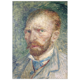 Darstellung des Puzzle-Motivs Vincent van Gogh's Self-Portrait (1889) – Puzzleteile: 500
