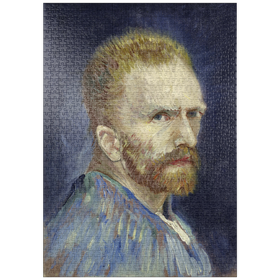 Darstellung des Puzzle-Motivs Vincent van Gogh's Self-Portrait (1887) – Puzzleteile: 1000