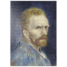 Darstellung des Puzzle Motivs Vincent van Gogh's Self-Portrait (1887) - Puzzleteile: 200