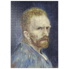 Darstellung des Puzzle Motivs Vincent van Gogh's Self-Portrait (1887) - Puzzleteile: 500