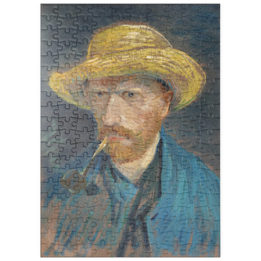 puzzleplate Vincent van Gogh's Self-Portrait with Straw Hat and Pipe (1887) 200 Puzzle