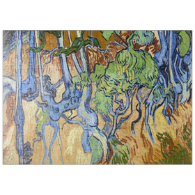Darstellung des Puzzle-Motivs Vincent van Gogh's Tree Roots (1890) – Puzzleteile: 200