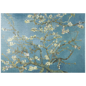 Darstellung des Puzzle-Motivs Vincent van Gogh's Almond blossom (1890) – Puzzleteile: 1000