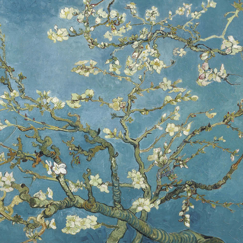 Vincent van Gogh's Almond blossom (1890) 100 Puzzle 3D Modell