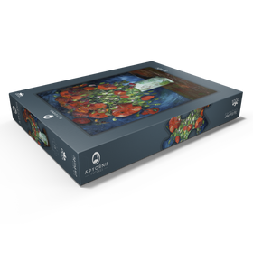 Alternative Darstellung des Puzzle-Motivs Vincent van Gogh's Vase with Poppies (1886) – Puzzleteile: 1000