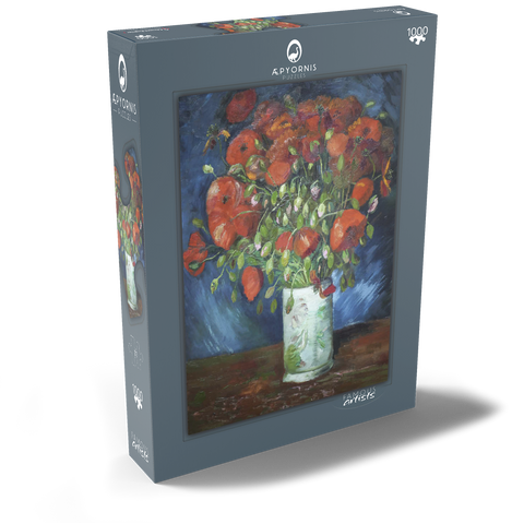 Vincent van Gogh's Vase with Poppies (1886) 1000 Puzzle Schachtel Ansicht2