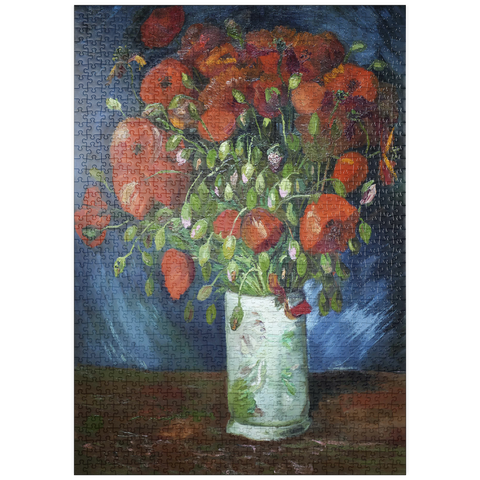 puzzleplate Vincent van Gogh's Vase with Poppies (1886) 1000 Puzzle
