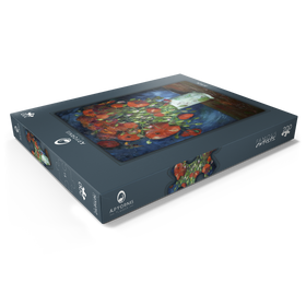 Darstellung des Puzzle Motivs Vincent van Gogh's Vase with Poppies (1886) - Puzzleteile: 200