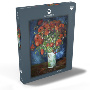 Vincent van Gogh's Vase with Poppies (1886) 200 Puzzle Schachtel Ansicht2
