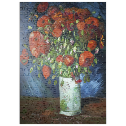 puzzleplate Vincent van Gogh's Vase with Poppies (1886) 200 Puzzle