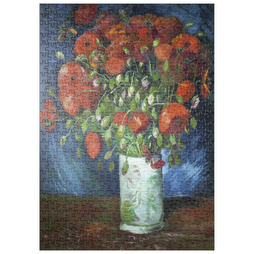 puzzleplate Vincent van Gogh's Vase with Poppies (1886) 500 Puzzle