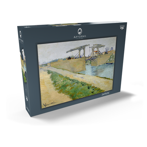 Vincent van Gogh's The Langlois Bridge (1888) 1000 Puzzle Schachtel Ansicht2
