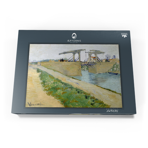Vincent van Gogh's The Langlois Bridge (1888) 1000 Puzzle Schachtel Ansicht3
