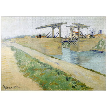 puzzleplate Vincent van Gogh's The Langlois Bridge (1888) 1000 Puzzle