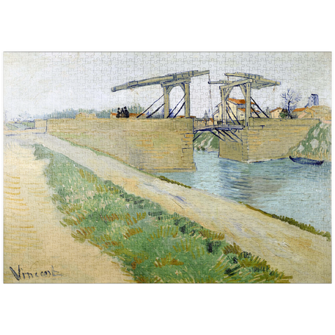 puzzleplate Vincent van Gogh's The Langlois Bridge (1888) 1000 Puzzle