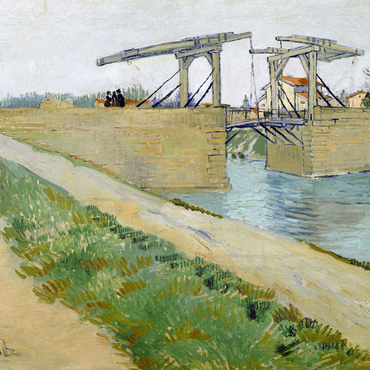 Vincent van Gogh's The Langlois Bridge (1888) 1000 Puzzle 3D Modell