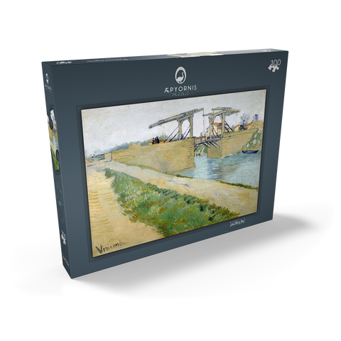 Vincent van Gogh's The Langlois Bridge (1888) 100 Puzzle Schachtel Ansicht2