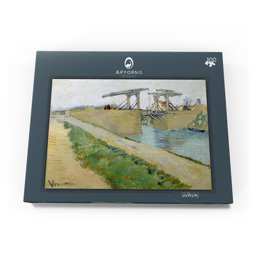 Vincent van Gogh's The Langlois Bridge (1888) 100 Puzzle Schachtel Ansicht3