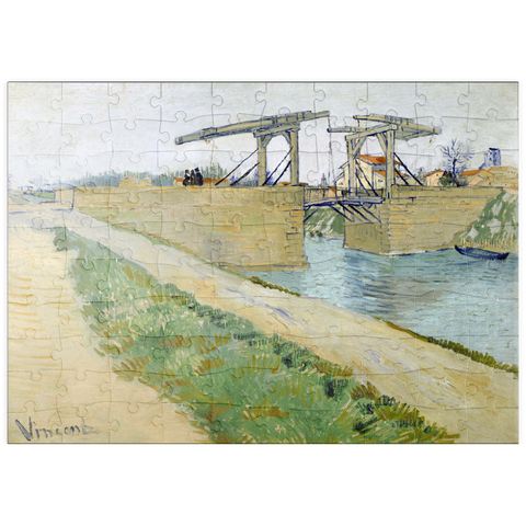 puzzleplate Vincent van Gogh's The Langlois Bridge (1888) 100 Puzzle