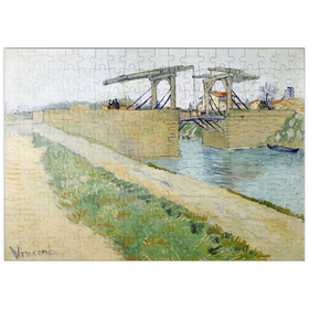 Darstellung des Puzzle-Motivs Vincent van Gogh's The Langlois Bridge (1888) – Puzzleteile: 200