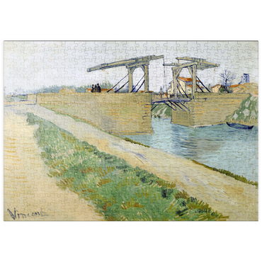 puzzleplate Vincent van Gogh's The Langlois Bridge (1888) 500 Puzzle