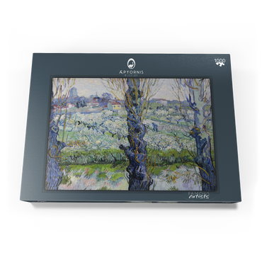 Vincent van Gogh's View of Arles, Flowering Orchards (1889) 1000 Puzzle Schachtel Ansicht3