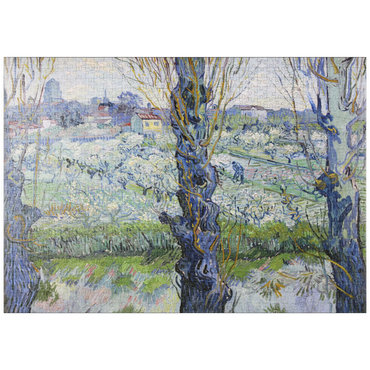 puzzleplate Vincent van Gogh's View of Arles, Flowering Orchards (1889) 1000 Puzzle