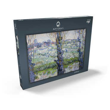 Vincent van Gogh's View of Arles, Flowering Orchards (1889) 200 Puzzle Schachtel Ansicht2