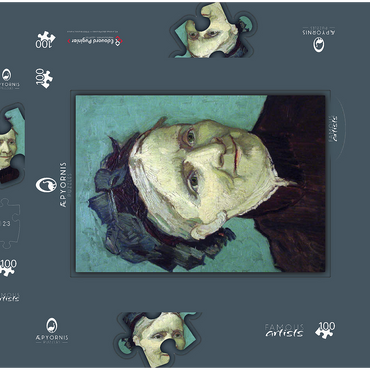 Vincent van Gogh's Portrait of the Artist's Mother (1888) 100 Puzzle Schachtel 3D Modell