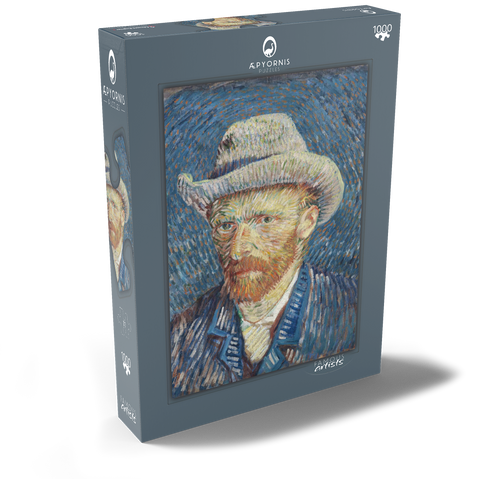 Vincent van Gogh's Self-Portrait with Grey Felt Hat (1887) 1000 Puzzle Schachtel Ansicht2