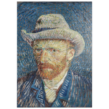 puzzleplate Vincent van Gogh's Self-Portrait with Grey Felt Hat (1887) 100 Puzzle