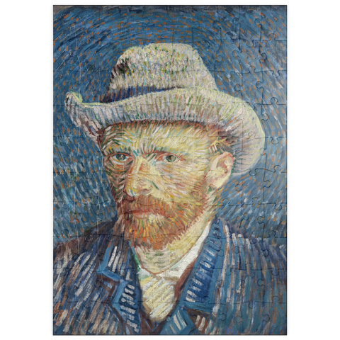puzzleplate Vincent van Gogh's Self-Portrait with Grey Felt Hat (1887) 100 Puzzle