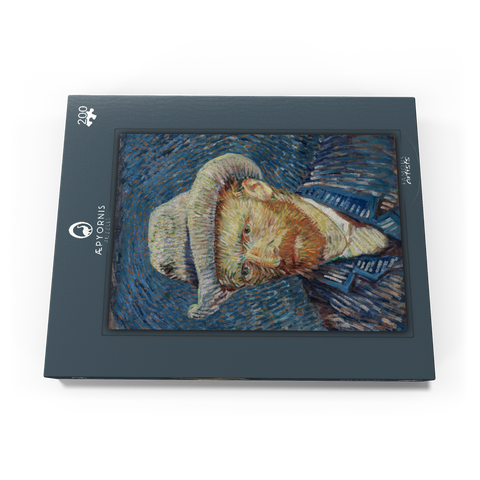 Vincent van Gogh's Self-Portrait with Grey Felt Hat (1887) 200 Puzzle Schachtel Ansicht3