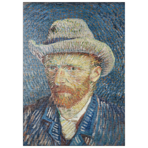 puzzleplate Vincent van Gogh's Self-Portrait with Grey Felt Hat (1887) 500 Puzzle