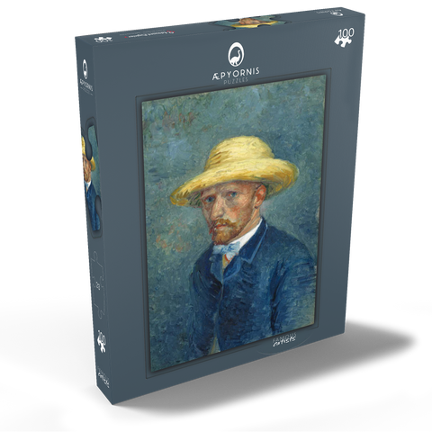 Vincent van Gogh's Portrait of Theo van Gogh (1887) 100 Puzzle Schachtel Ansicht2