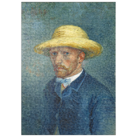 Darstellung des Puzzle-Motivs Vincent van Gogh's Portrait of Theo van Gogh (1887) – Puzzleteile: 500