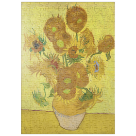 Darstellung des Puzzle Motivs Vincent van Gogh's Sunflowers (1888) - Puzzleteile: 200