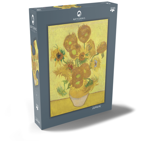 Vincent van Gogh's Sunflowers (1888) 500 Puzzle Schachtel Ansicht2