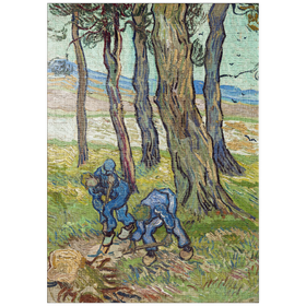 Darstellung des Puzzle-Motivs Vincent van Gogh's The Diggers (1889) – Puzzleteile: 1000