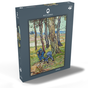 Vincent van Gogh's The Diggers (1889) 100 Puzzle Schachtel Ansicht2
