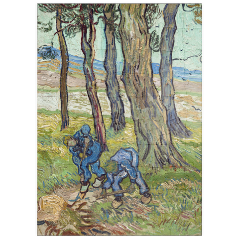 puzzleplate Vincent van Gogh's The Diggers (1889) 100 Puzzle