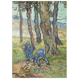 Darstellung des Puzzle-Motivs Vincent van Gogh's The Diggers (1889) – Puzzleteile: 500