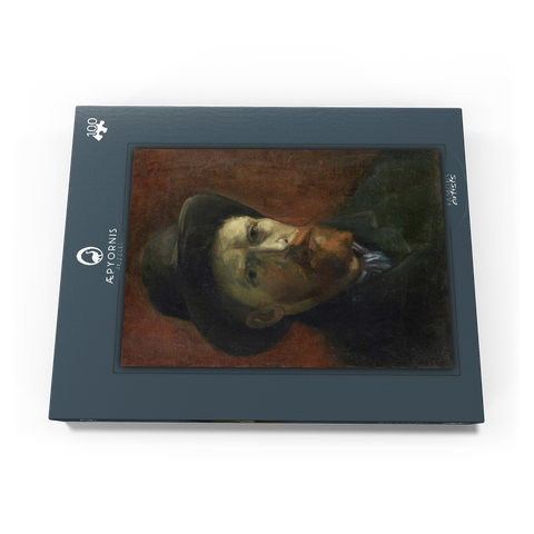 Vincent van Gogh's Self-Portrait with Dark Felt Hat (1886) 100 Puzzle Schachtel Ansicht3