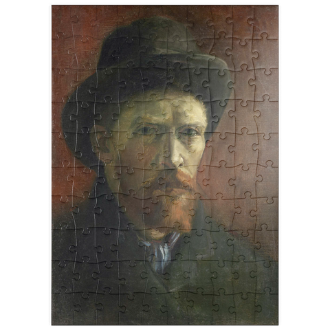 puzzleplate Vincent van Gogh's Self-Portrait with Dark Felt Hat (1886) 100 Puzzle